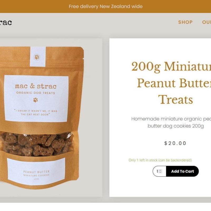 an example of a single product page for a ecommerce website